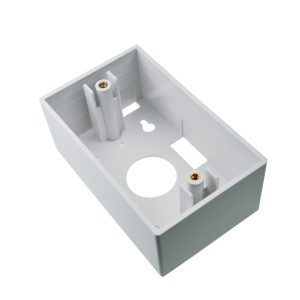 Caja de montaje 2×4 (alta) – 70x114x47mm – Blanca