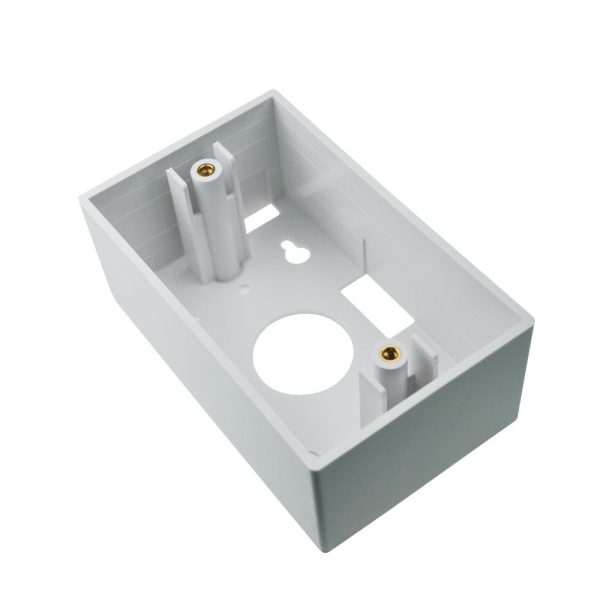 Caja de montaje 2×4 (alta) – 70x114x47mm – Blanca